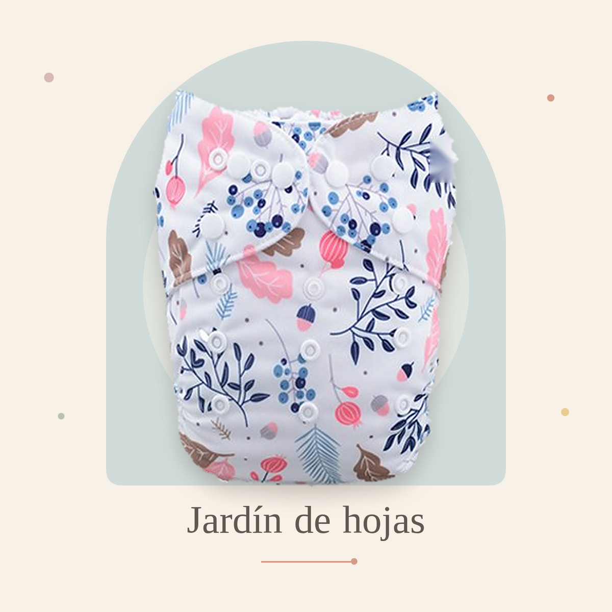 Pañal ecológico Amaru® Jardín de hojas