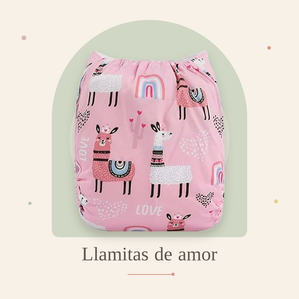 Pañal ecológico Amaru® Llamitas de amor