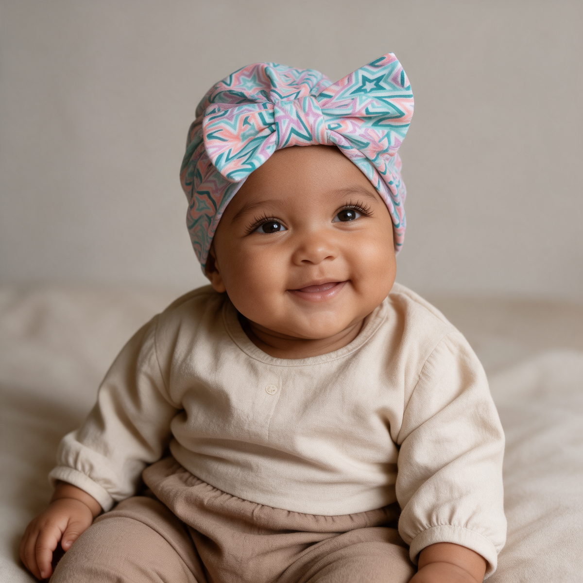 Turbante Estrellas Pastel
