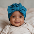 Turbante Azul Petróleo con Brillitos