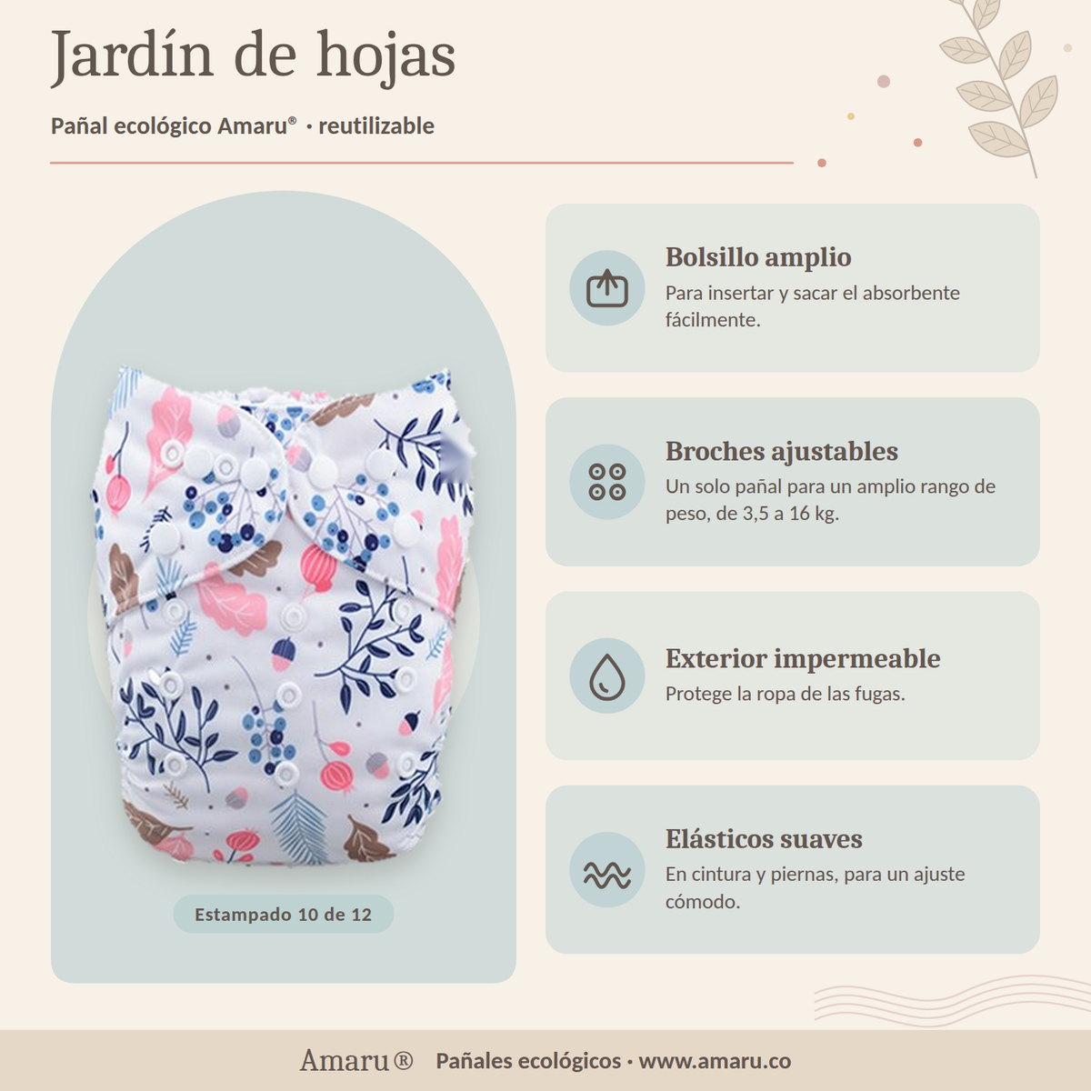 Pañal ecológico Amaru®